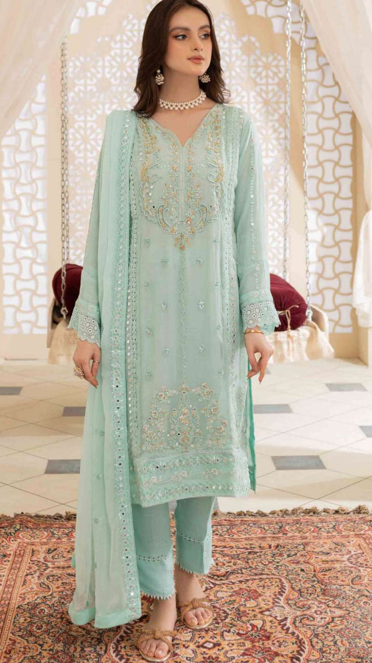 Chiffon Formal 3-pc Stitched Collection