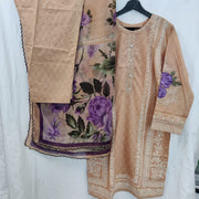 Printed Lawn Suit with Patches