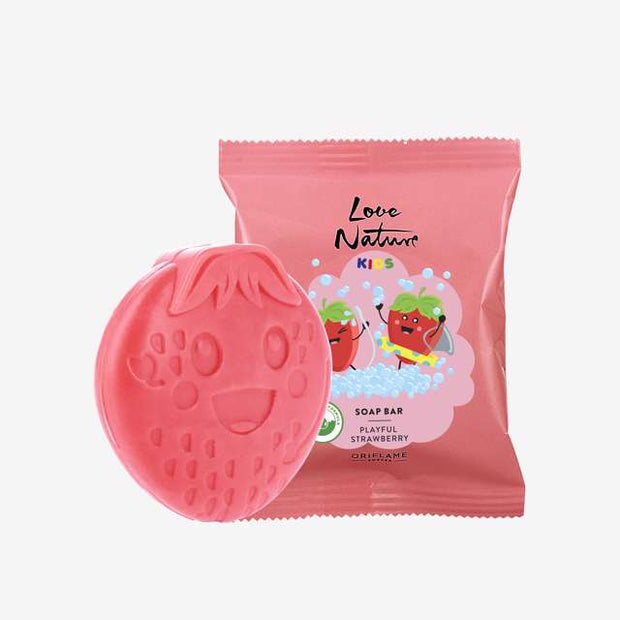 Kids Soap Bar Playful Strawberry