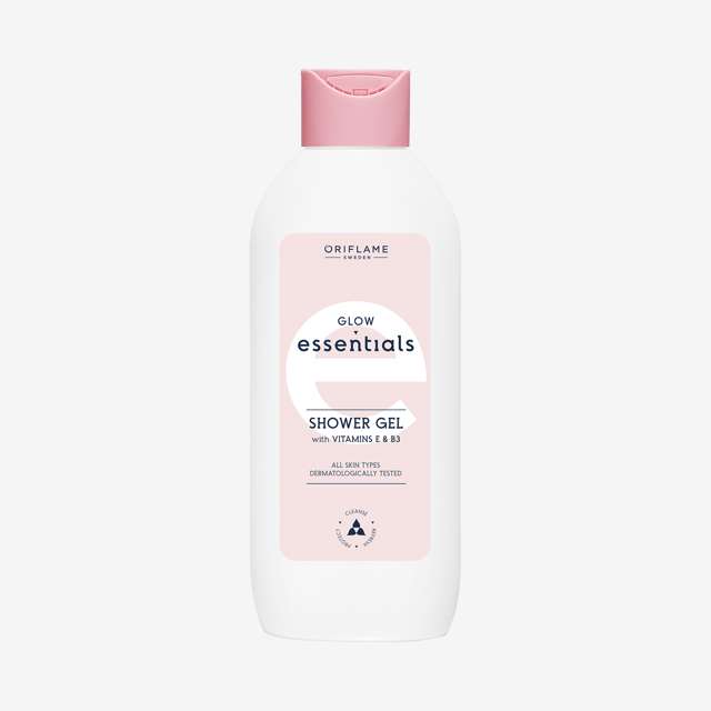 Glow Essentials Shower Gel with Vitamins E & B3