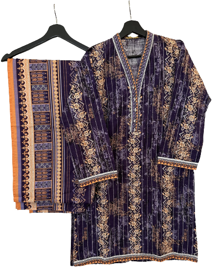 Digital Printed Shirt And Dupatta