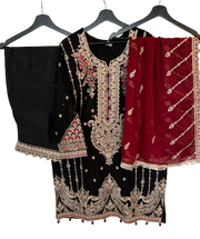 Embrioded Shirt And Dupatta With Trouser