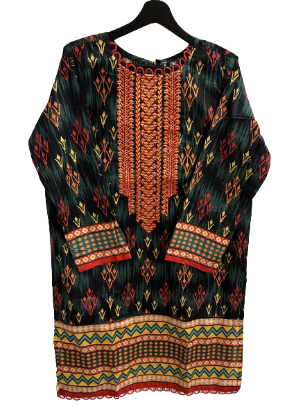 Embroided Lawn kurta