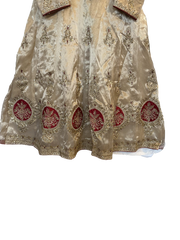 Embrioded Maxi With Georgette Dupatta And Organza Trouser