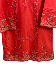 Embroided Khaddar Kurta