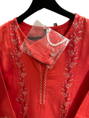 Embroided Khaddar Kurta