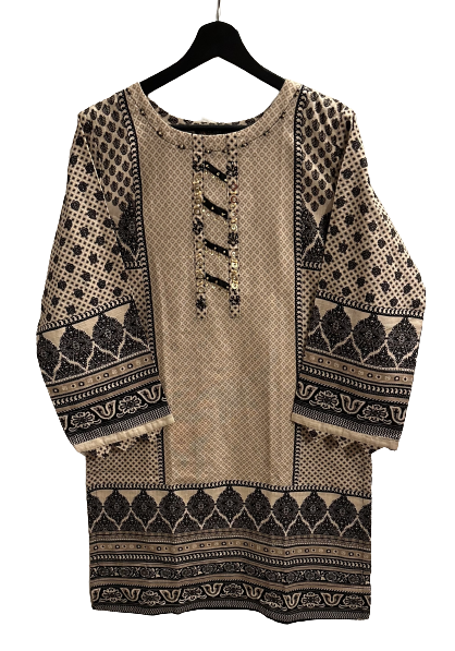 Khaddar Printed Kurta