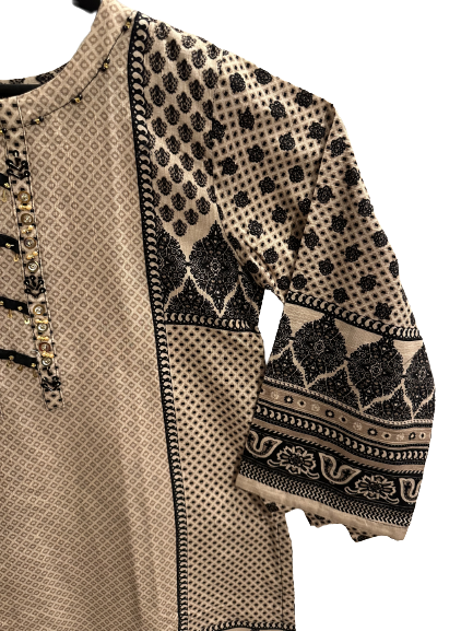 Khaddar Printed Kurta