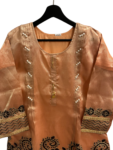 Embroided Organza Shirt