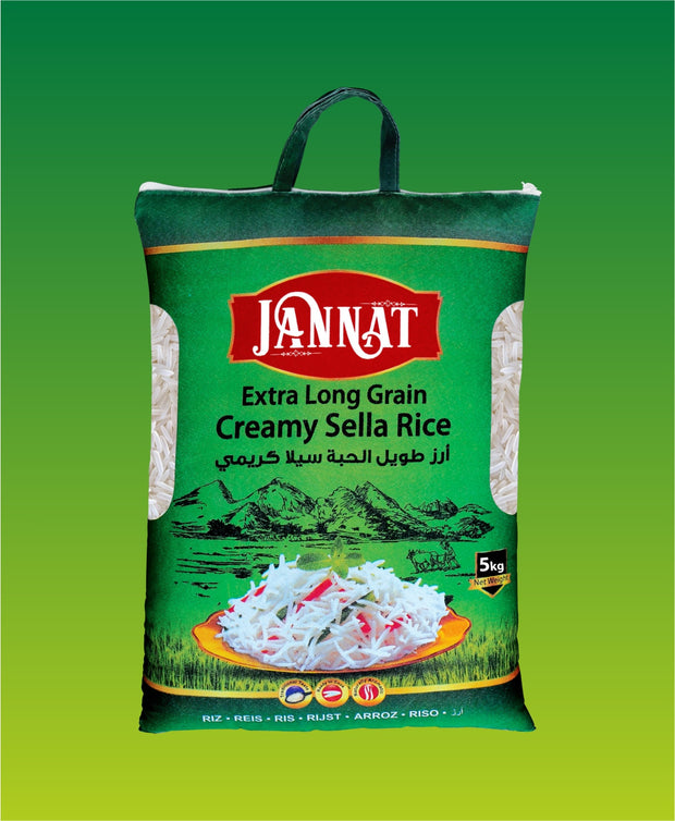 Jannat Creamy Sella Basmati Rice (5 kg)