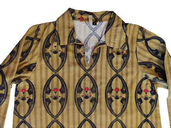 Printed Khaddar Shirt