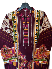 Digital Printed Shirt With Plain Trouser