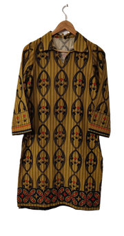 Printed Khaddar Shirt