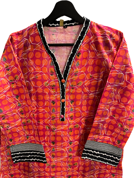 Printed Khaddar Shirt