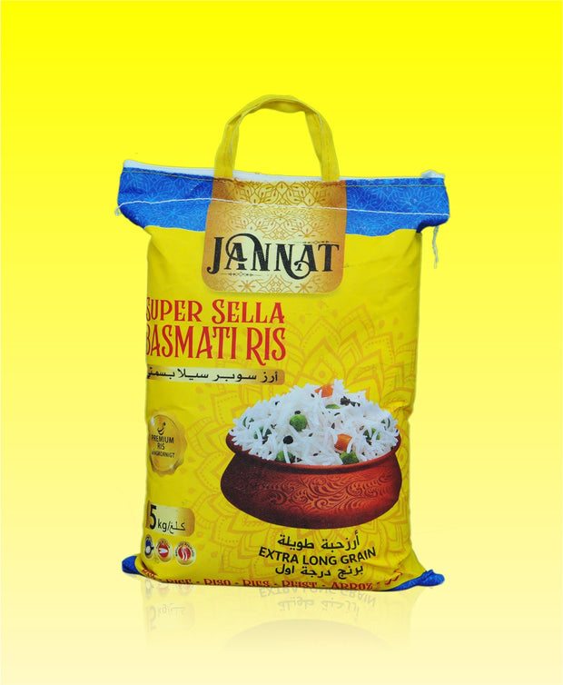 Jannat Basmati Sella Rice (5 kg)